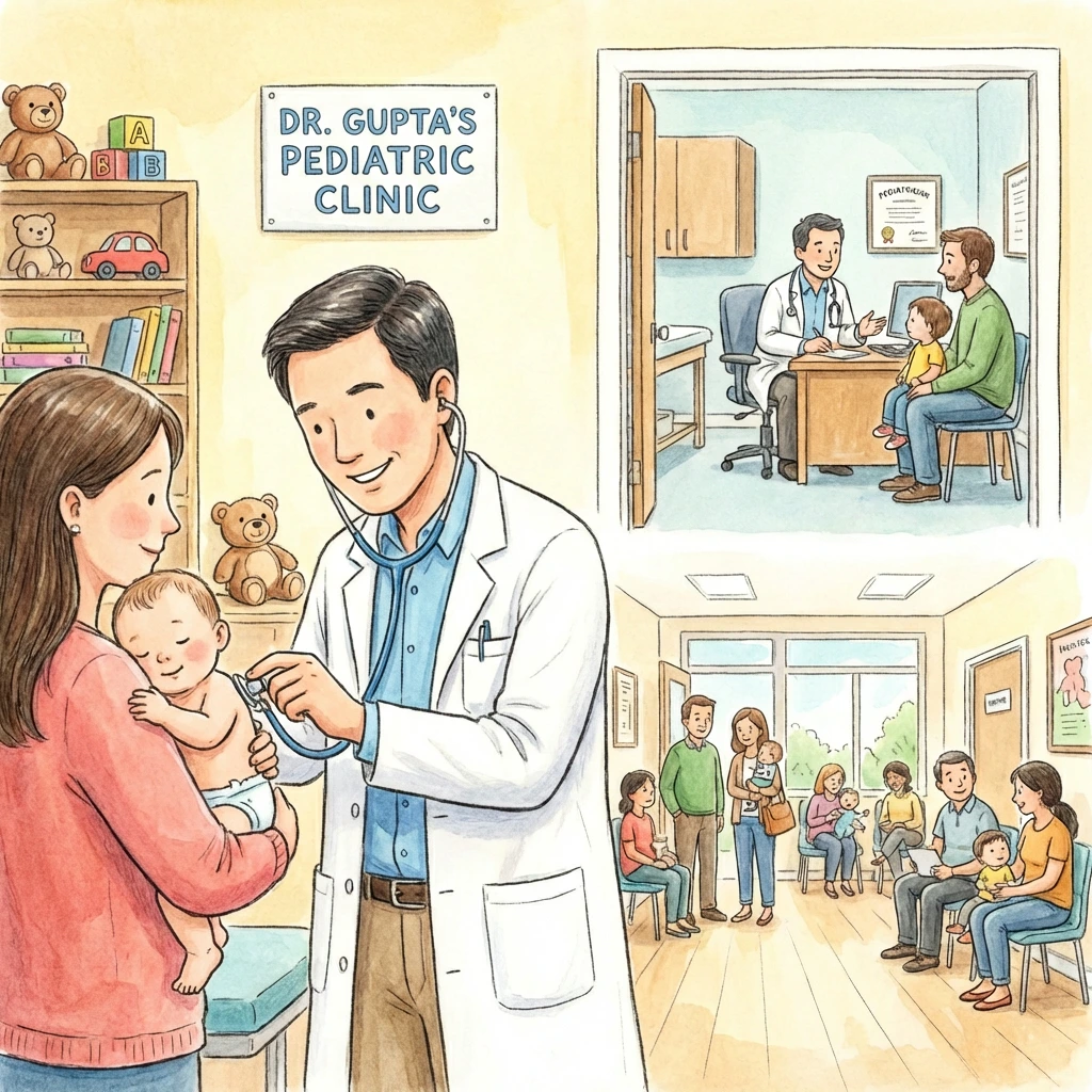 Doctor in clinic
